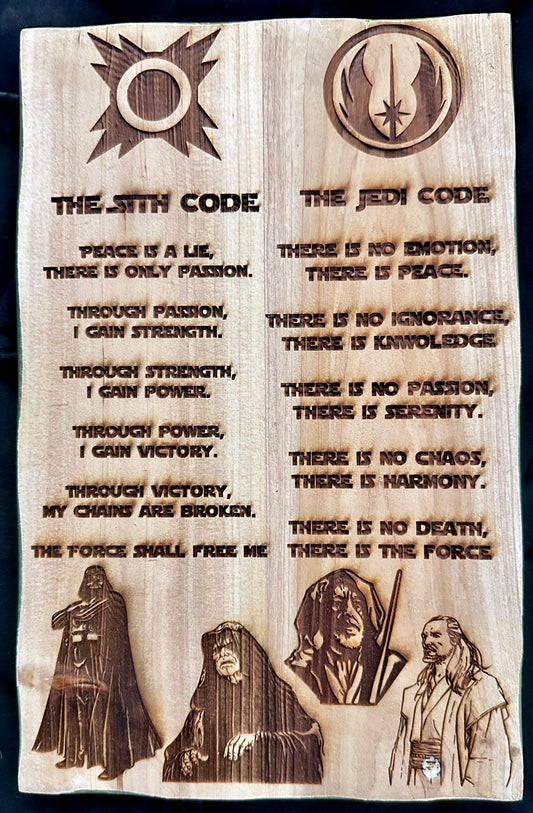 Jedi and Sith Codes