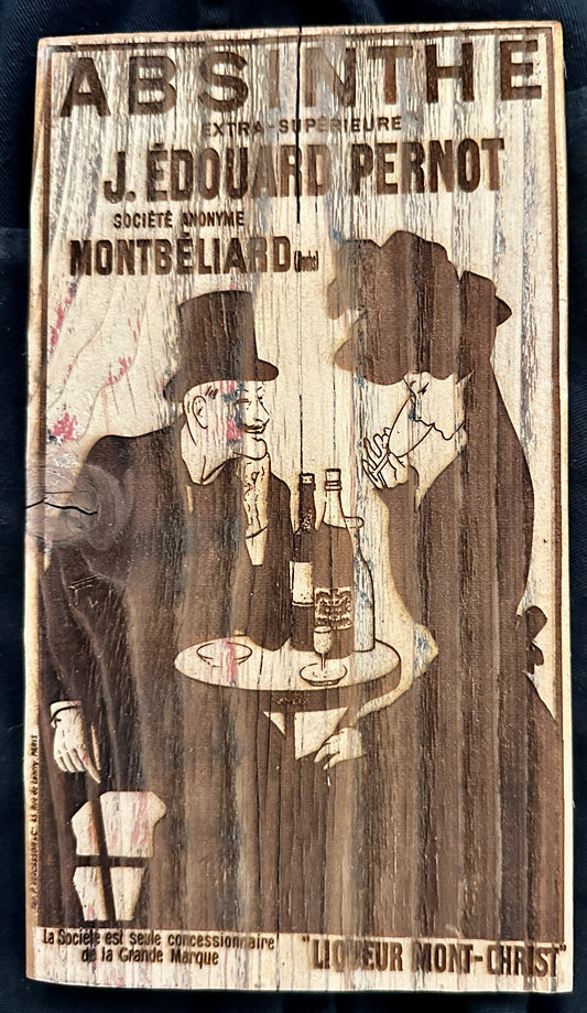 Absenth Monteblard Advertisement Plaque