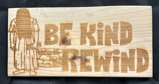 Be Kind Rewind Ring Plaque