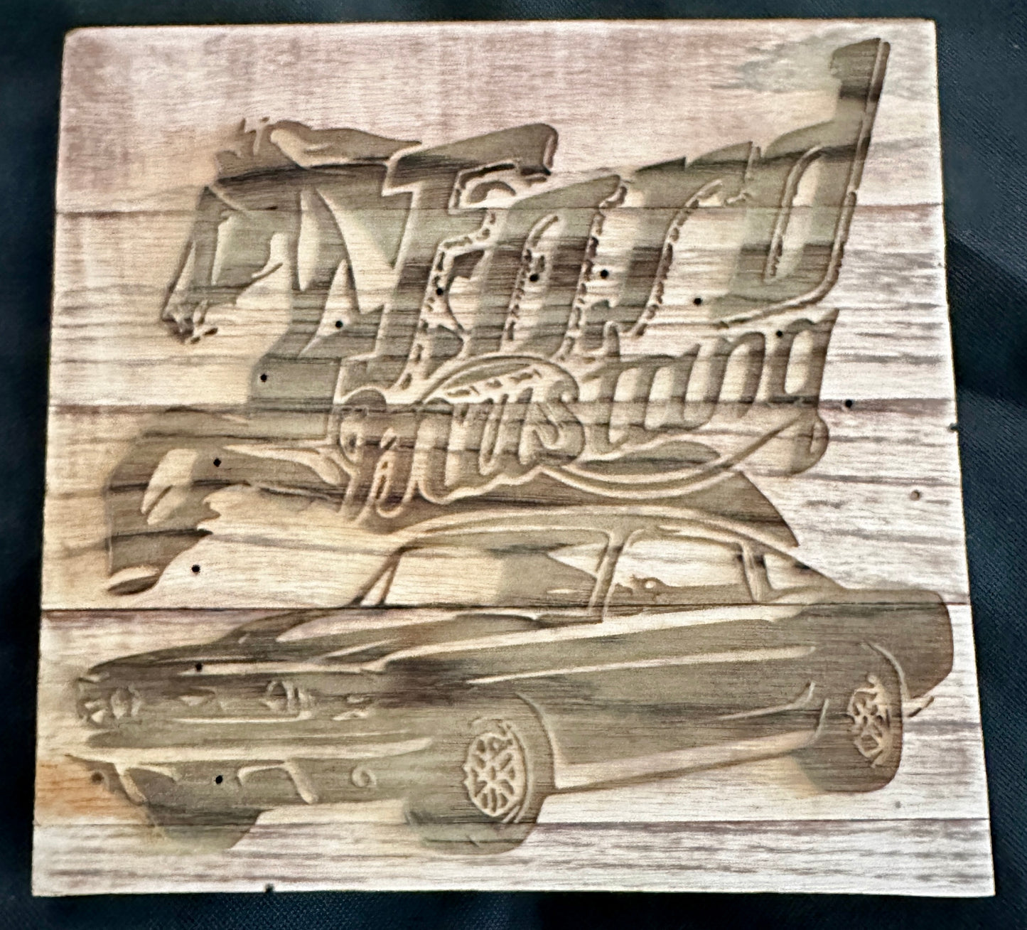 Ford Mustang Heavy Plaque