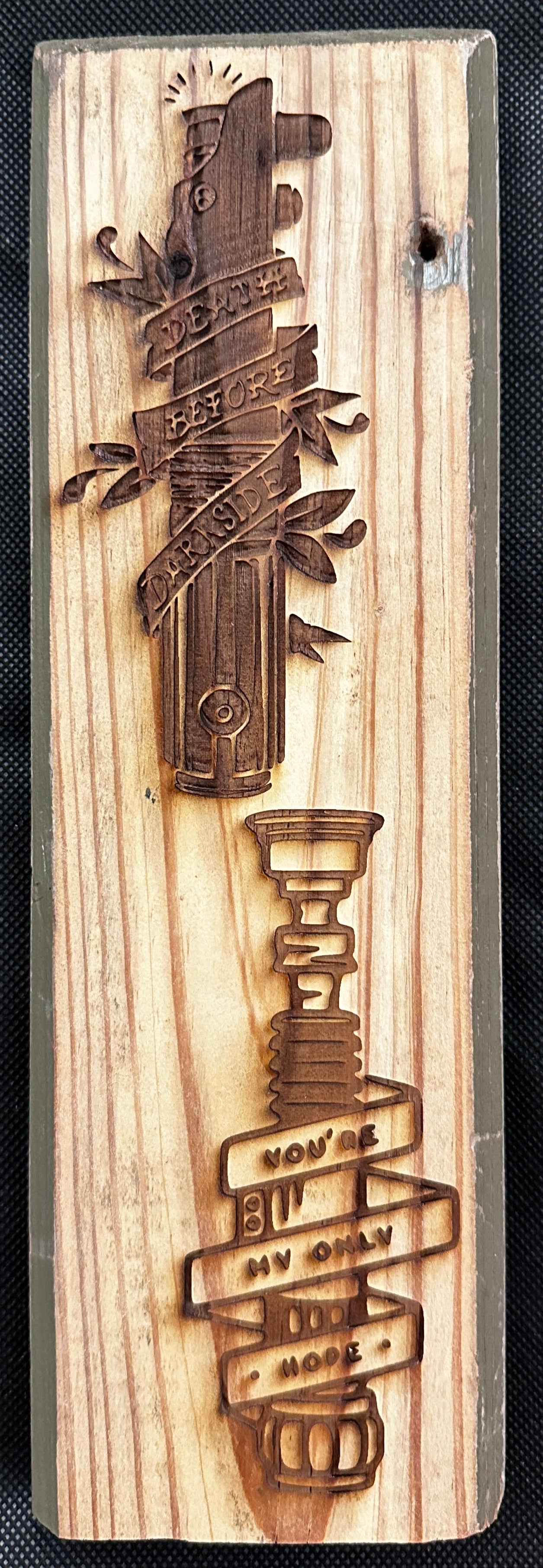 Star Wars Luke and Anakin Lightsaber Plaque