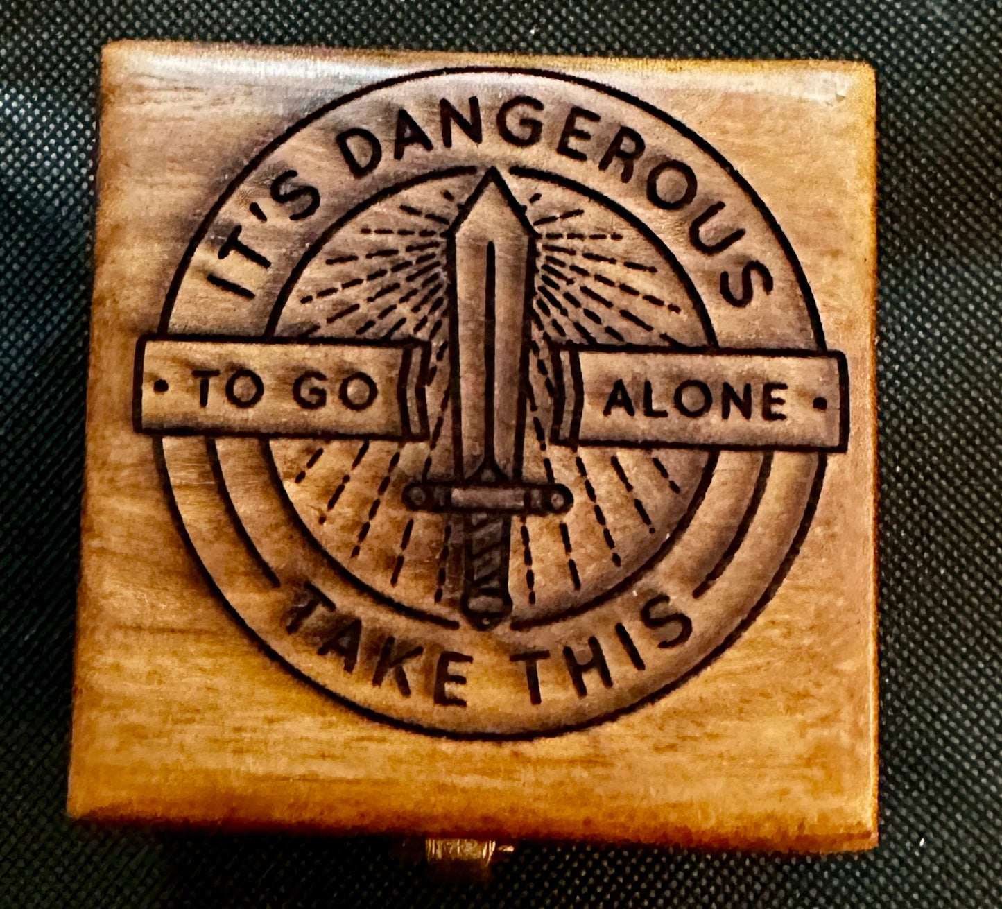 Dangerous To Go Alone Ring Box