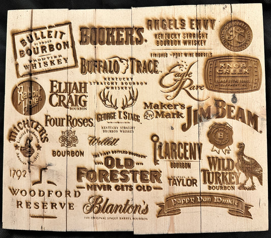 Bourbon Brand Plaque