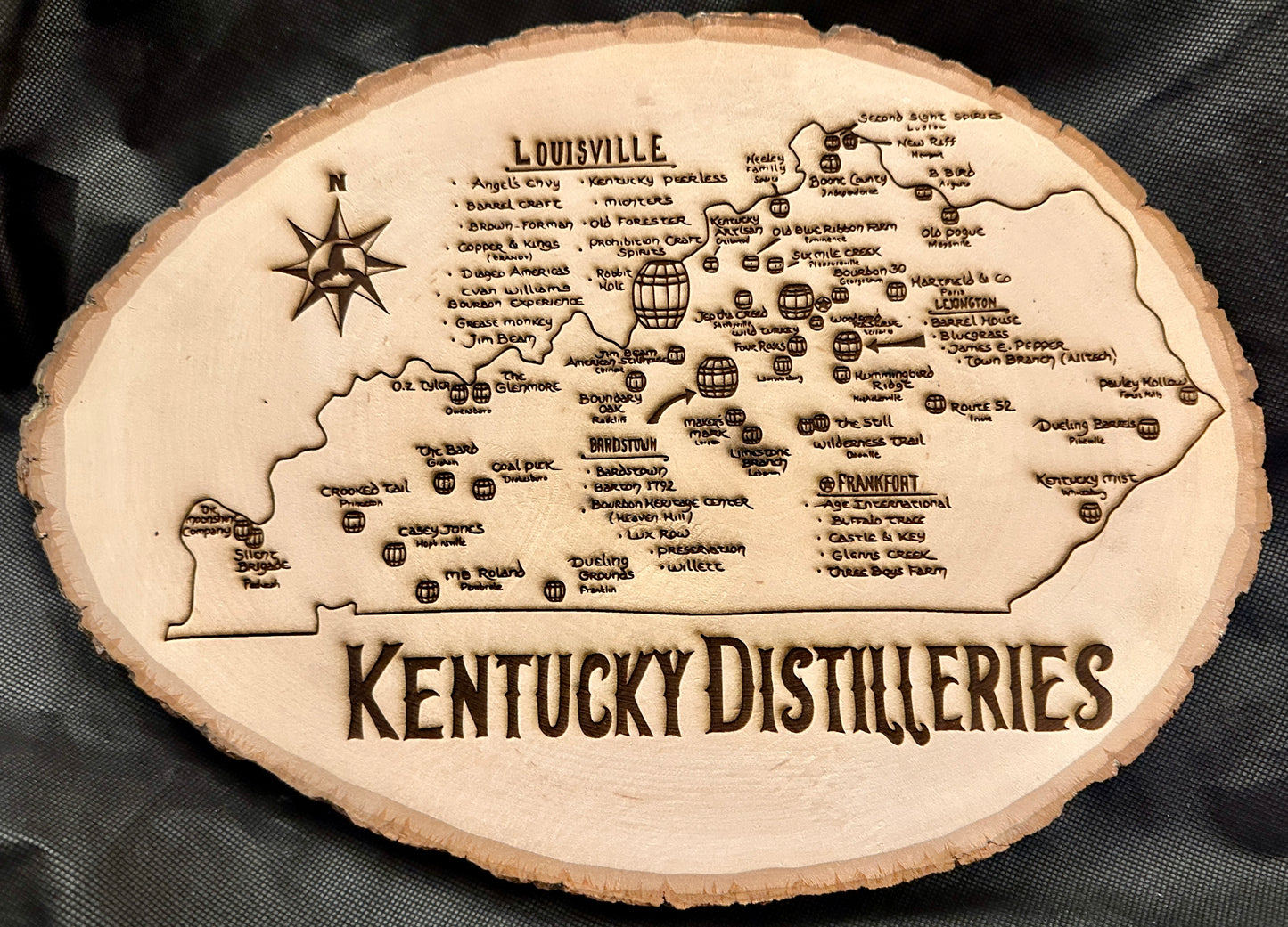 Kentucky Distilleries Plaque