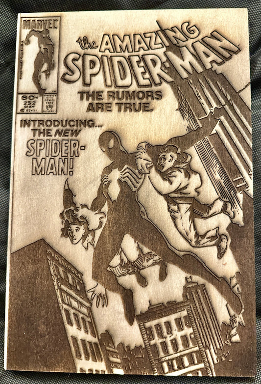 Amazing Spider-Man 252 Black Suit Plaque