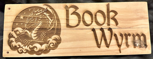 Book Wyrm Plaque