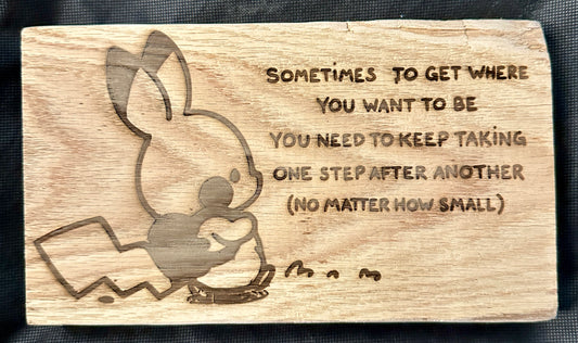 Pikachu Traveler Plaque