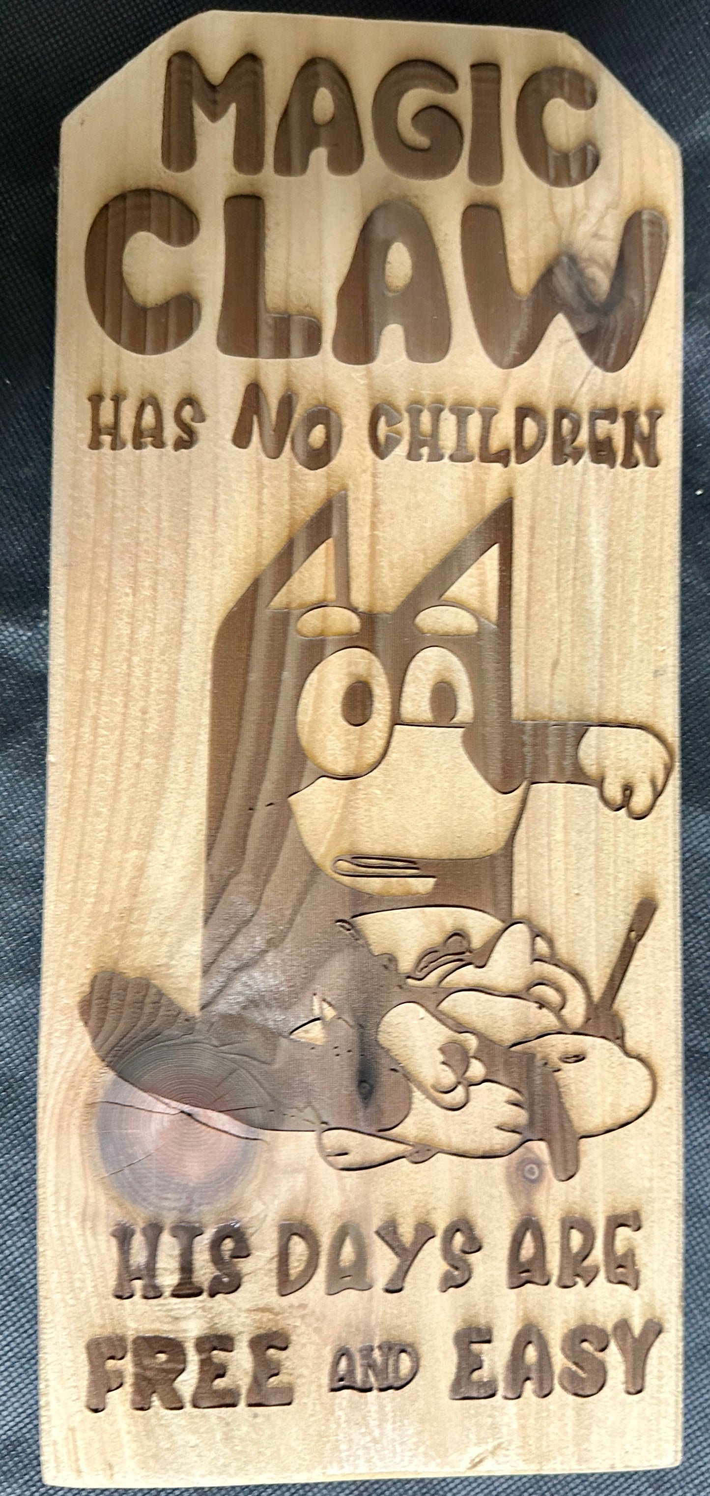 Magic Claw Bandit Heeler Plaque