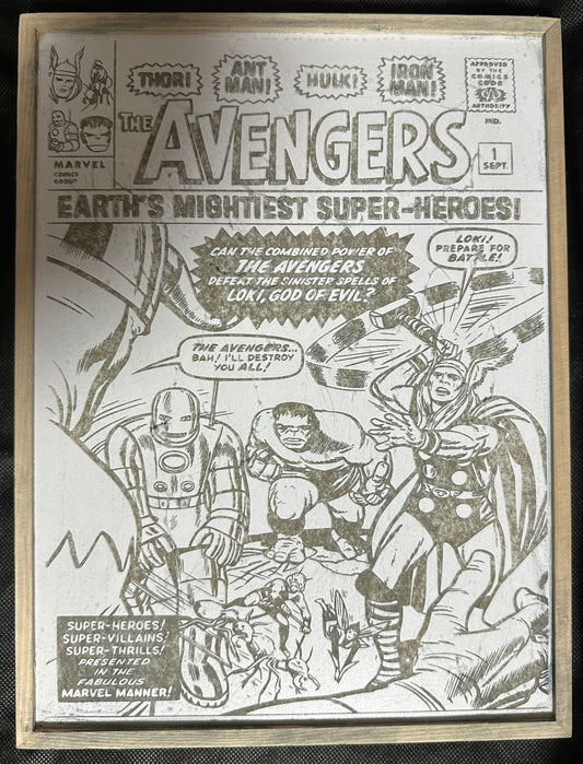 Avengers #1 Comic Cover Plaque