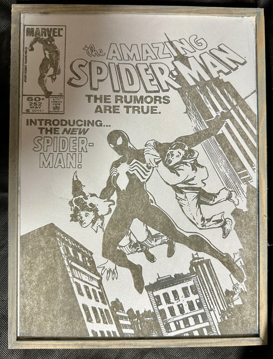 Amazing Spider-Man 252 Black Suit Plaque