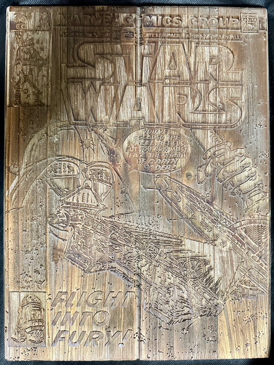 Star Wars #23 Darth Vader Flight into Fury Comic Plaque