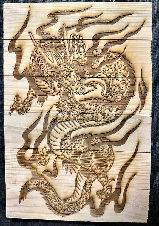 Chinese Dragon Plaque