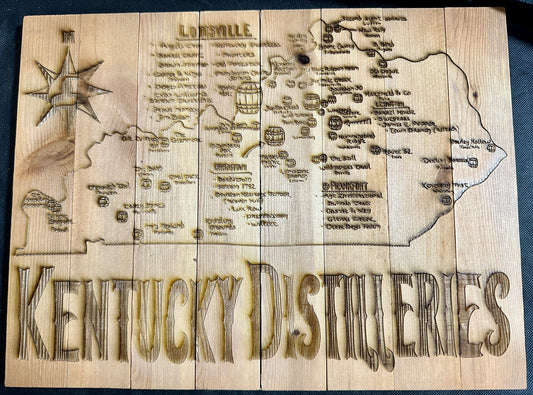 Kentucky Distilleries Plaque