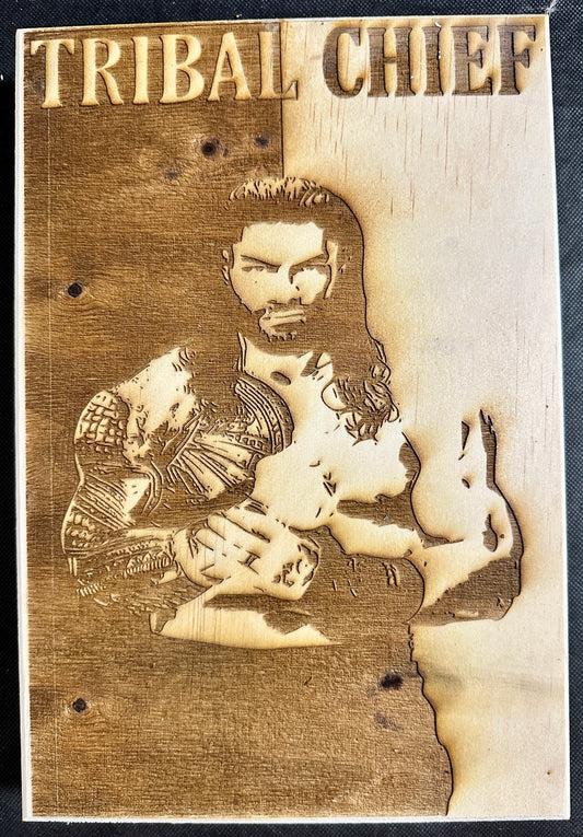 Roman Reigns Tribal Chief Plaque