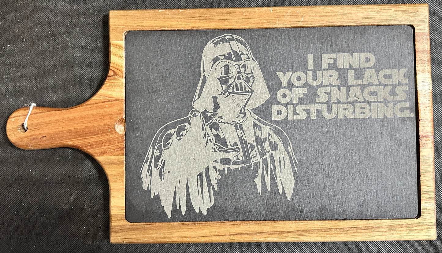 Darth Vader Snacks Cutting Board
