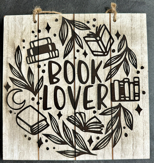 Book Lover Plaque