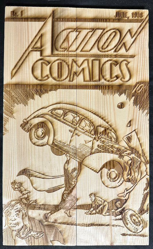Action Comics 1 (Debut of Superman) Plaque