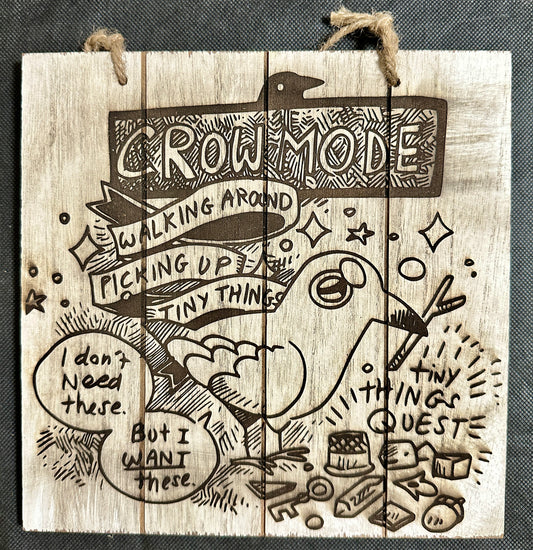 Crow Mode Plaque