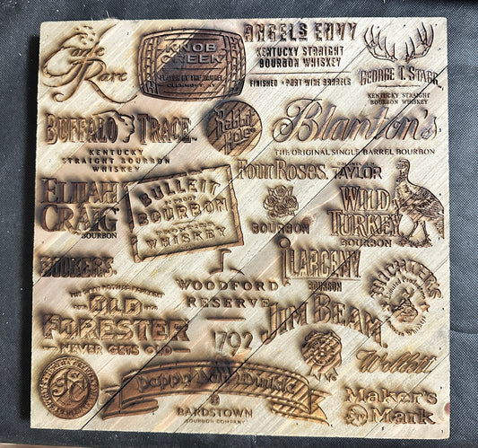 Bourbon Brand Plaque