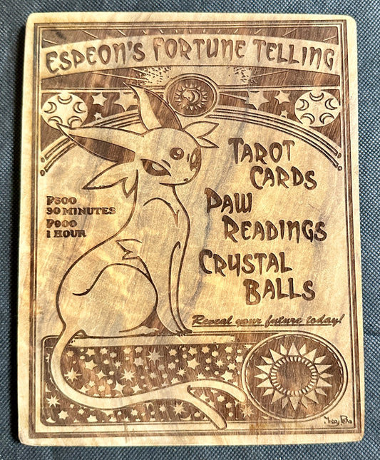 Espeon's Fortune Telling Plaque