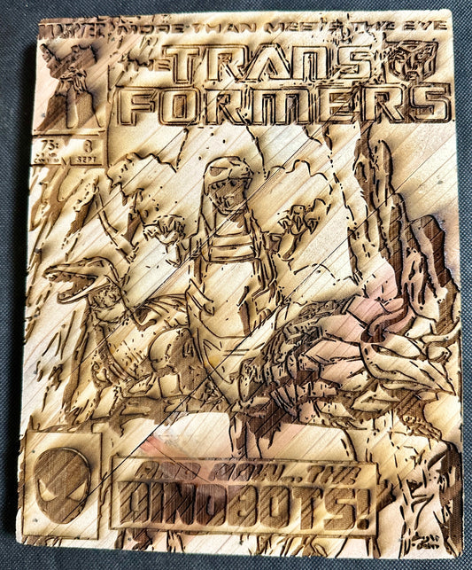 Transformers #8 And Now.... the Dinobots! Plaque