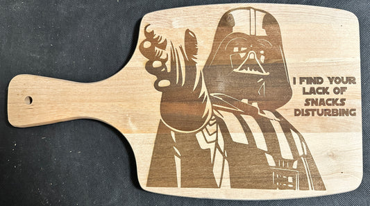 Darth Vader Snacks Cutting Board