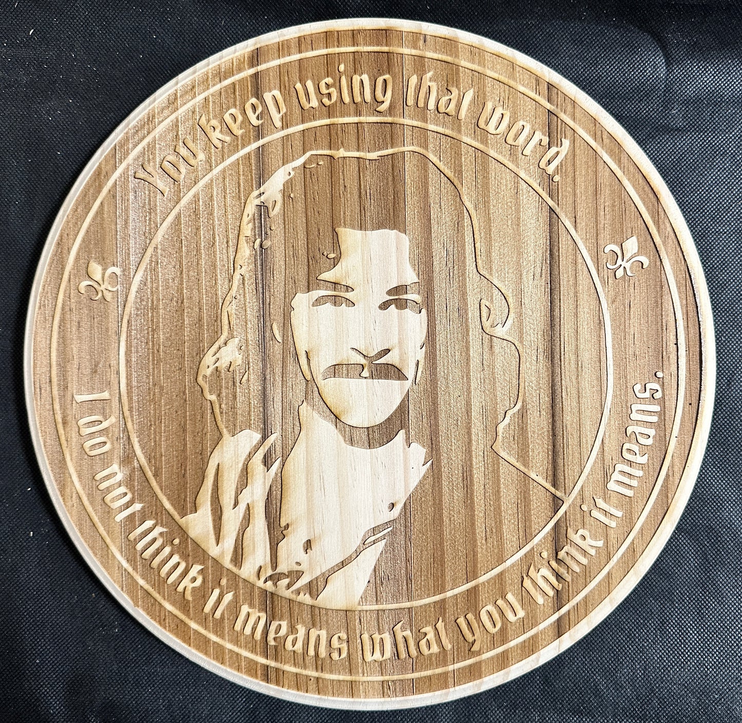 Inigo Montoya Meaning Circular Plaque