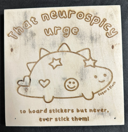 Neurospicy Urge Stickers