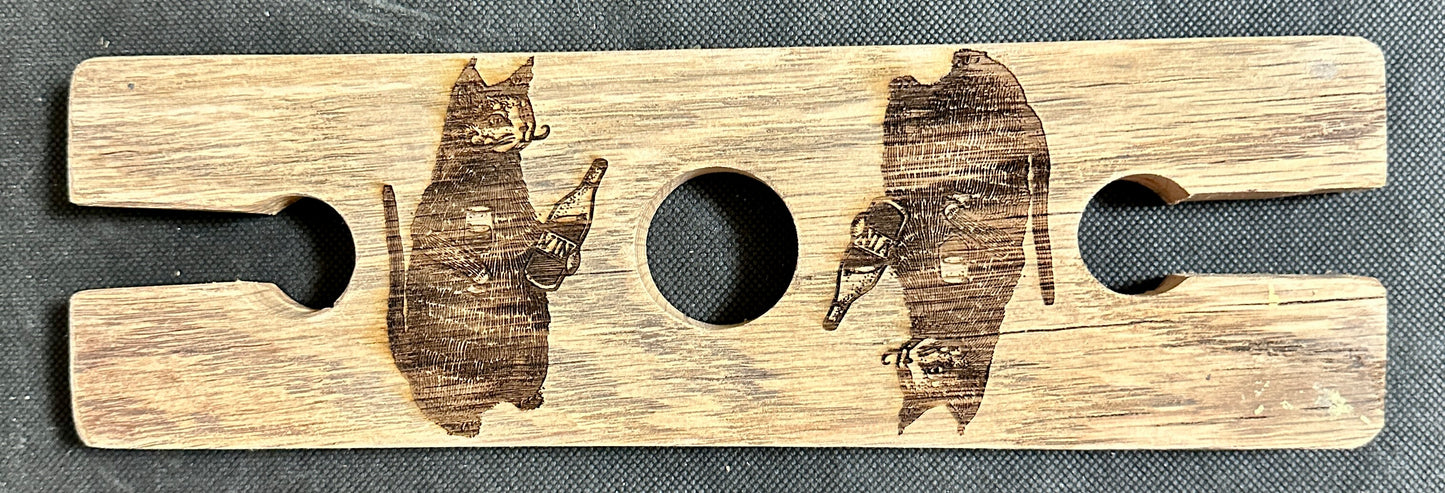 Wine Kitty Glass Holder
