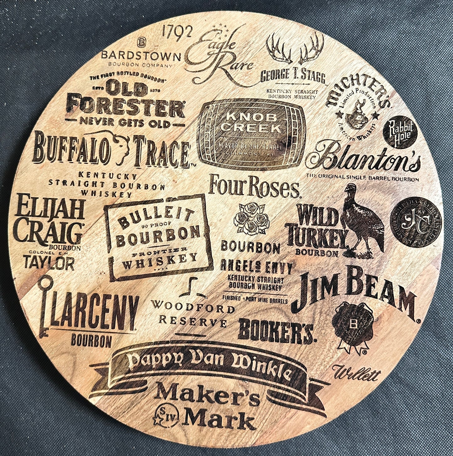 Bourbon Brand Logo Cutting Boards
