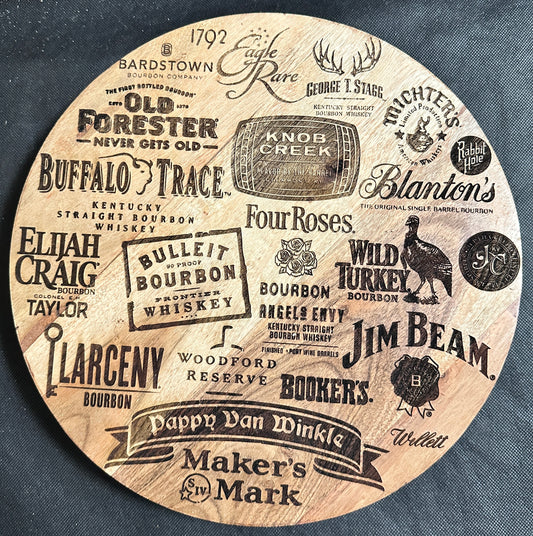 Bourbon Brand Logo Cutting Boards