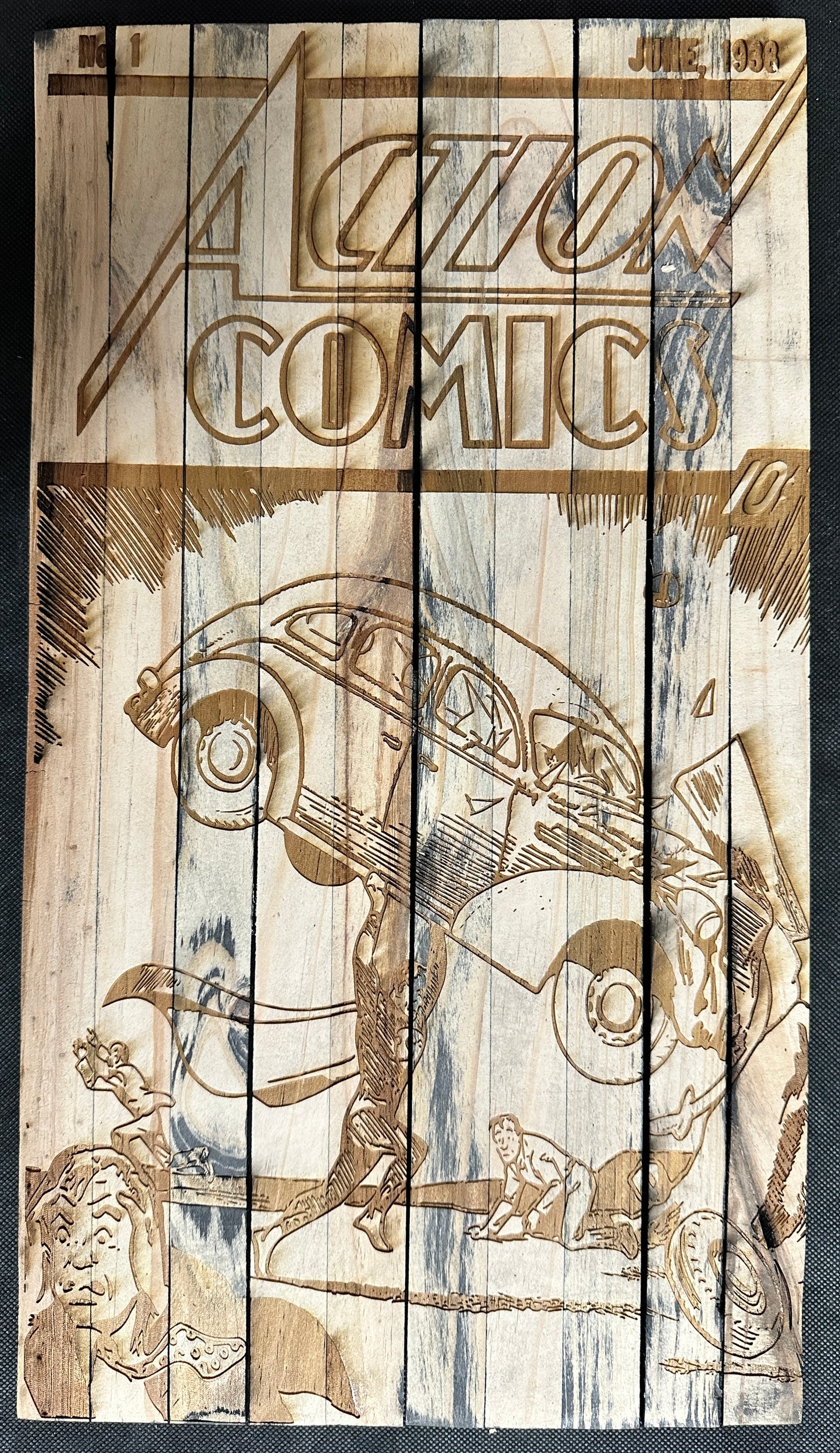 Action Comics 1 (Debut of Superman) Plaque