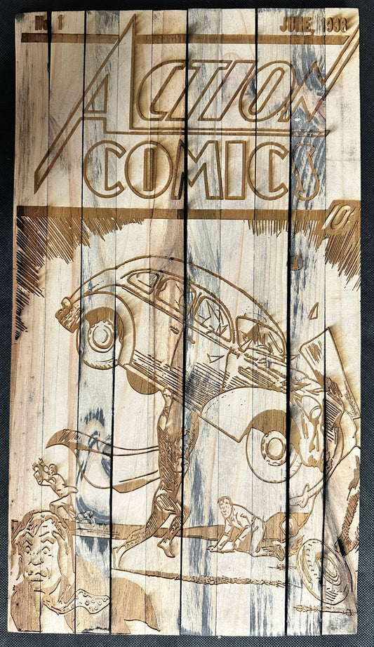 Action Comics 1 (Debut of Superman) Plaque