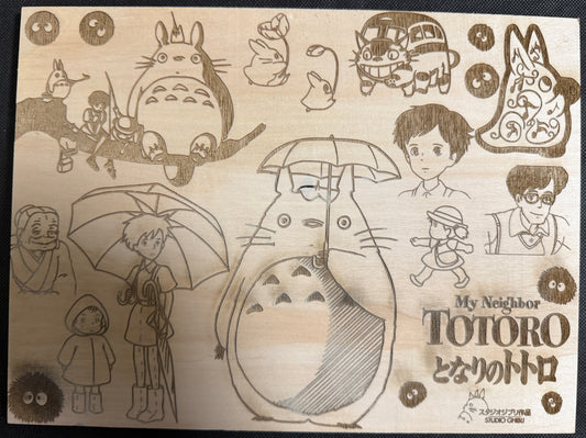 My Neighbor Totoro Collage Plaque