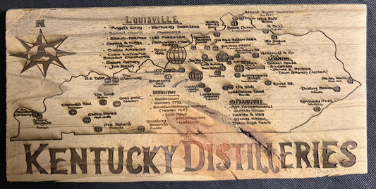 Kentucky Distilleries Plaque