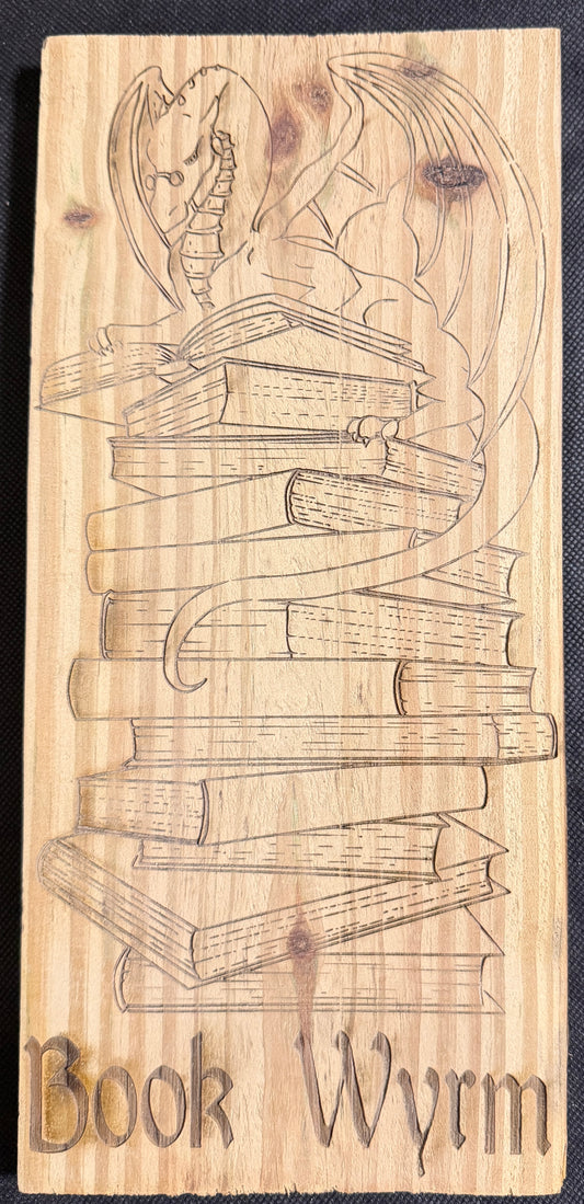 Book Wyrm Plaque