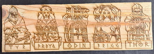 Norse Gods Plaque