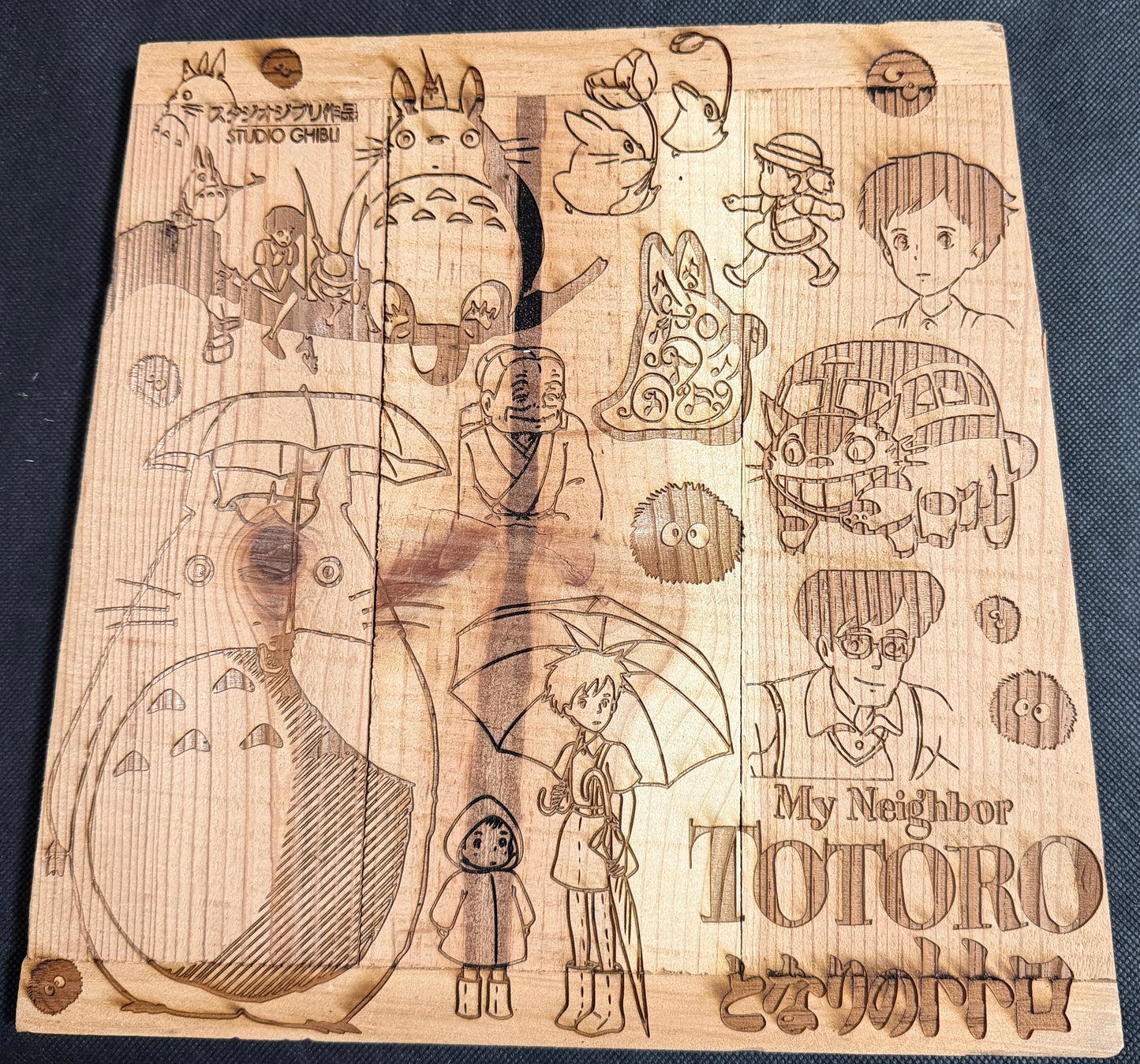 My Neighbor Totoro Collage Plaque