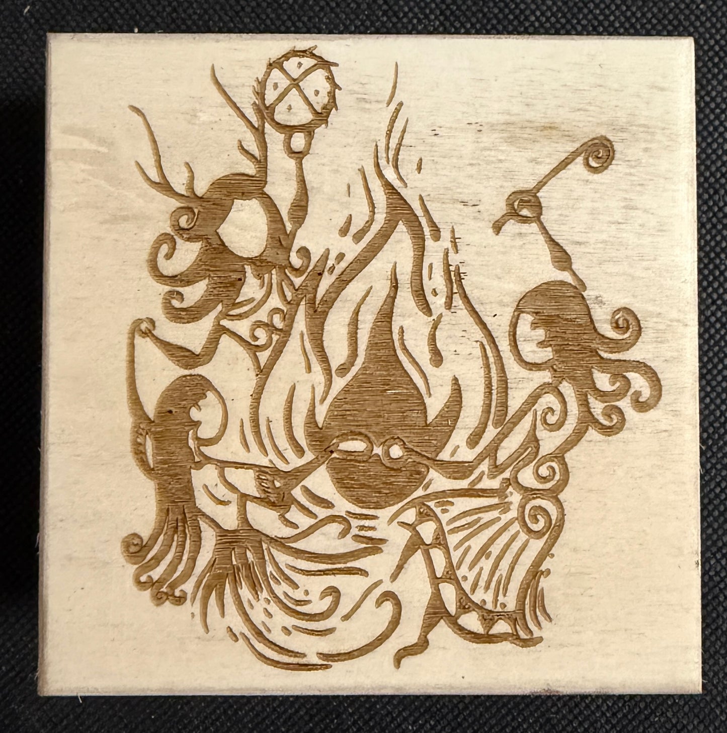 Dancing Women around the Fire Jewelry Box