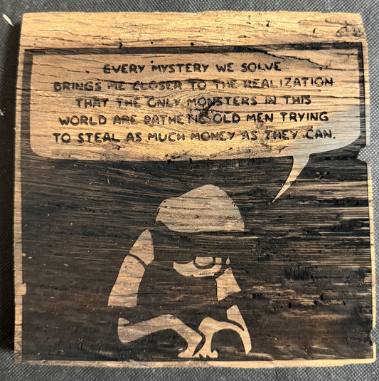 Shaggy Scooby-Doo Realization Plaque