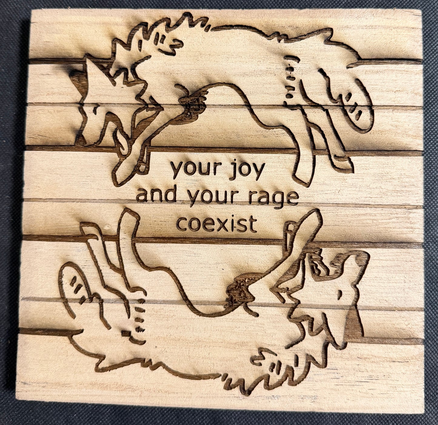 Your Joy and Your Rage Wolves Standee