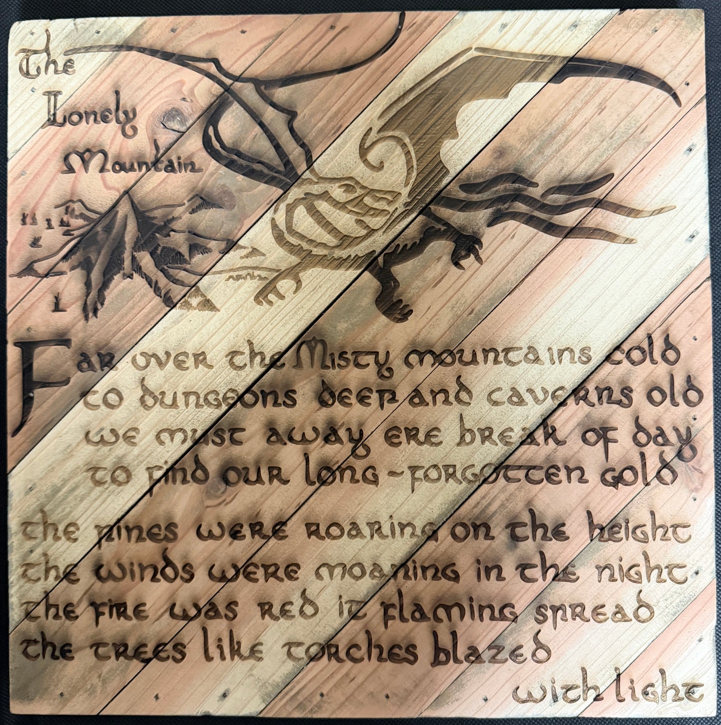 The Lonely Mountain Plaque