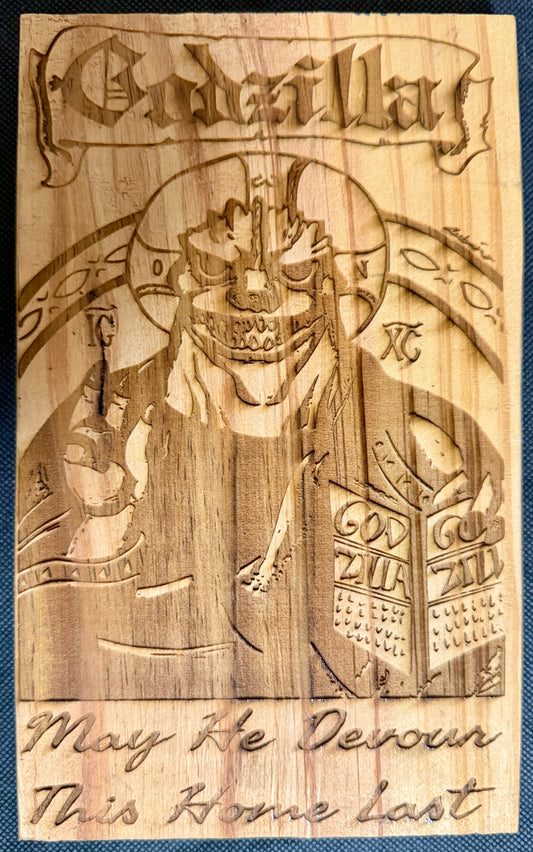 Godzilla Icon Plaque