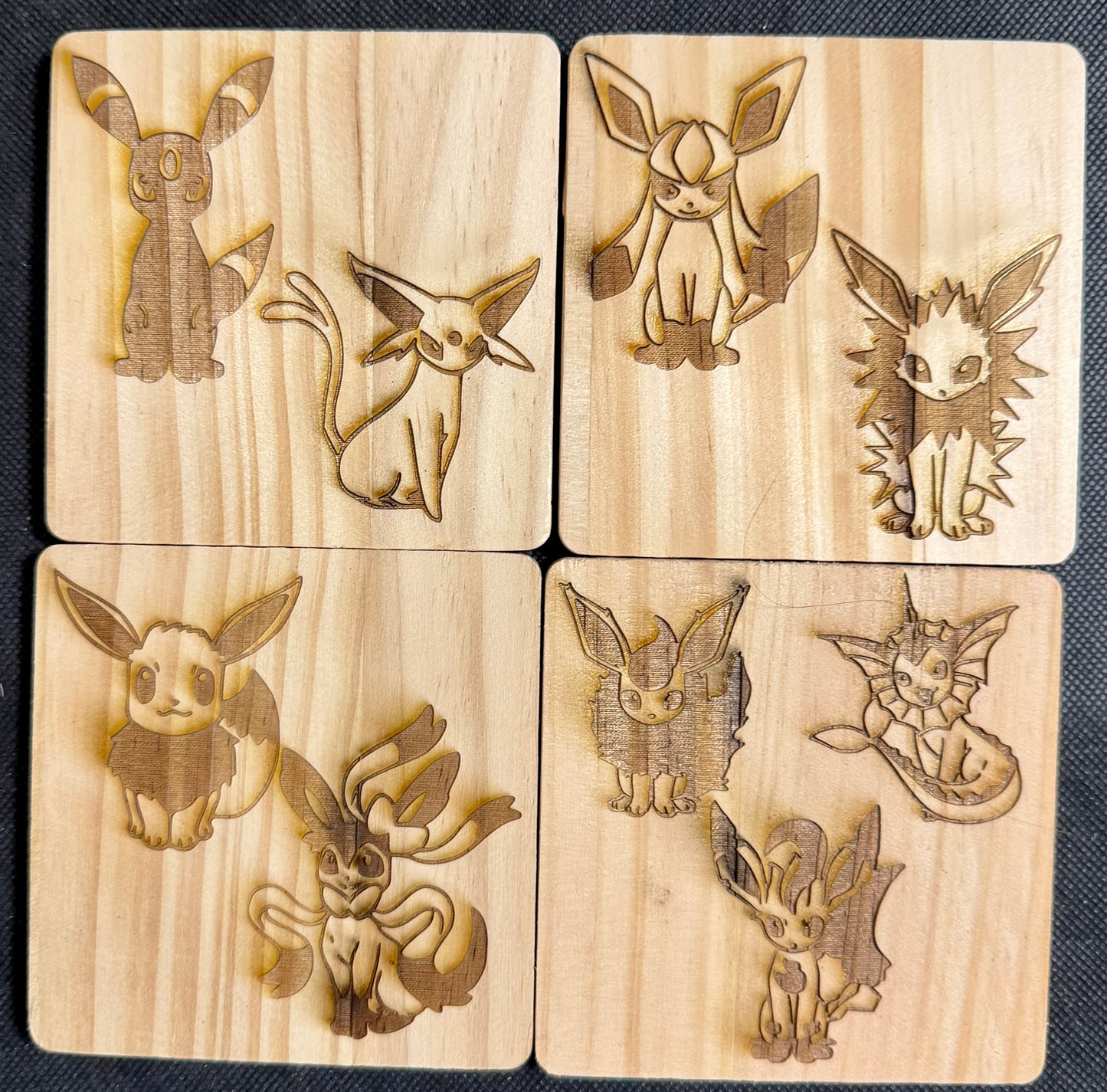 Pokemon Eeveelutions Coasters