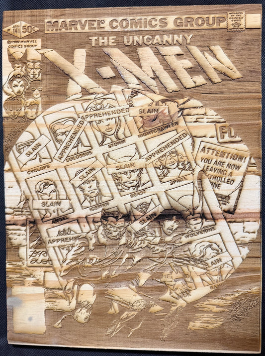 Uncanny X-Men 141 Days of Future Past Comic Cover Plaque
