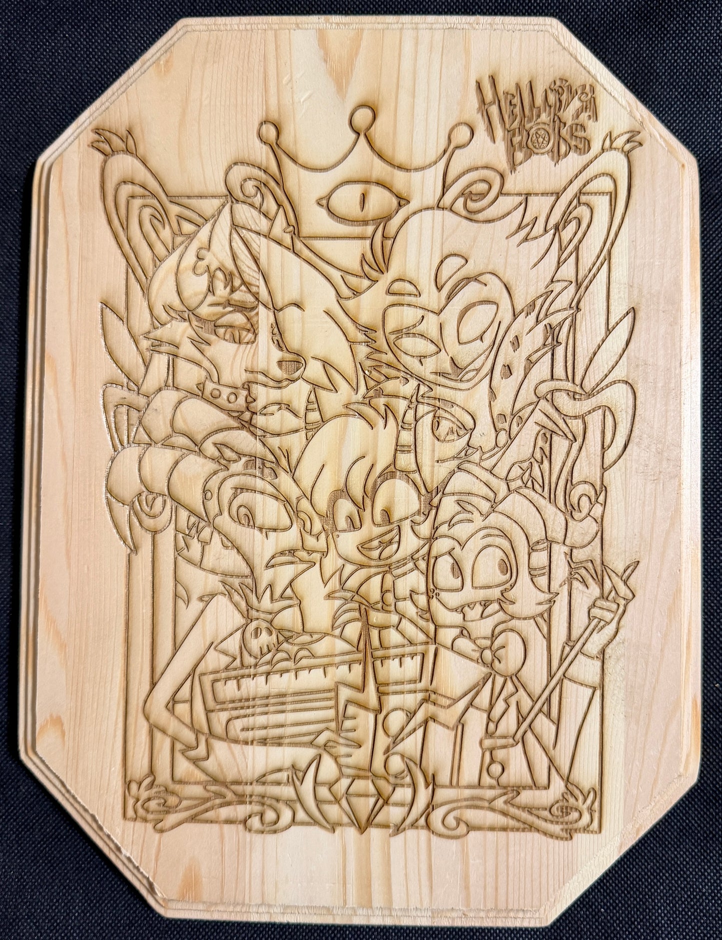 Helluva Boss Cast Plaque