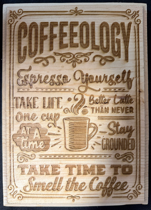 Coffeeology Plaque