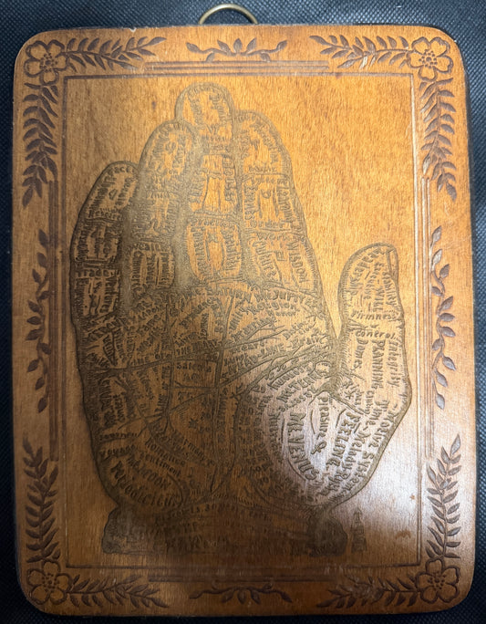 Palmistry Vintage-looking Plaque