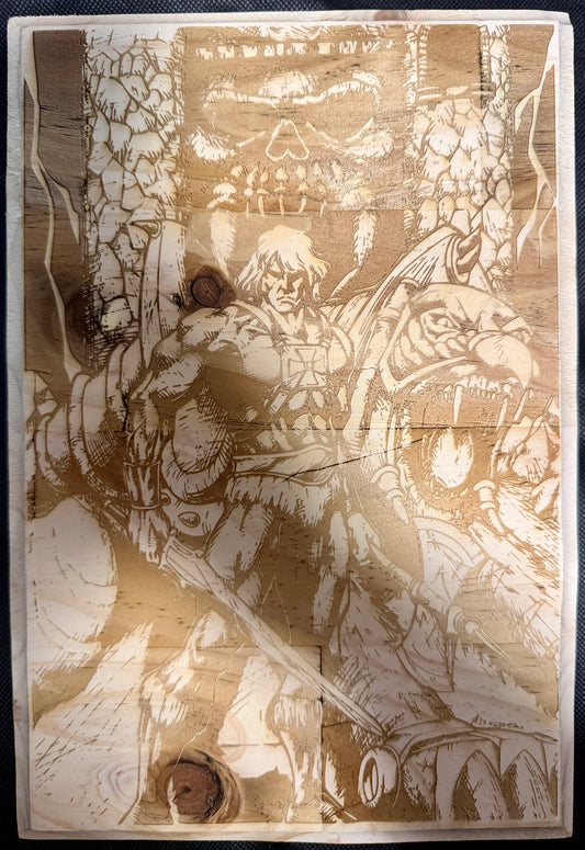 He-Man Battle Cat Plaque