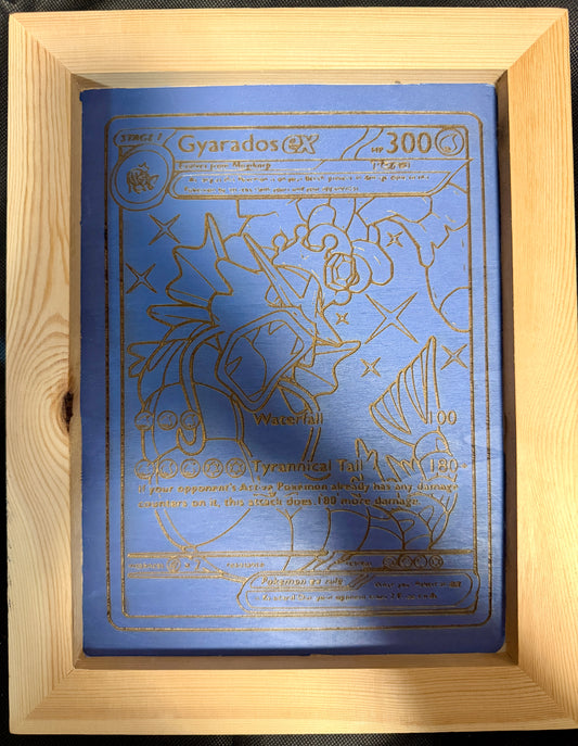 Gyarados Ex Pokemon TCG Game Plaque